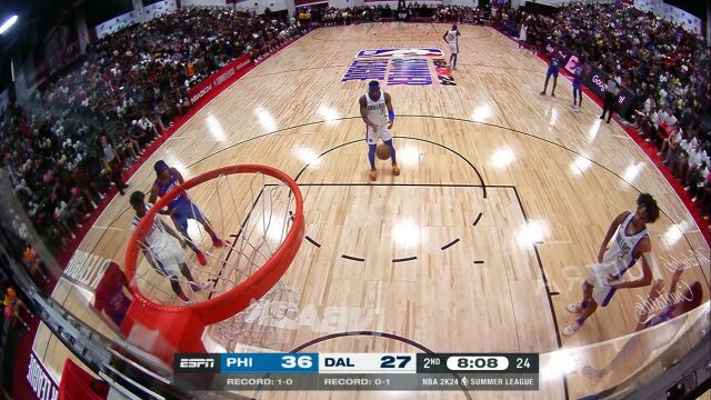 76人vs独行侠第2节英文原声回放