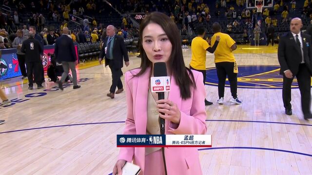 孟超赛后采访格林：湖人目前还是领先的一方 下场比赛我们压力很大