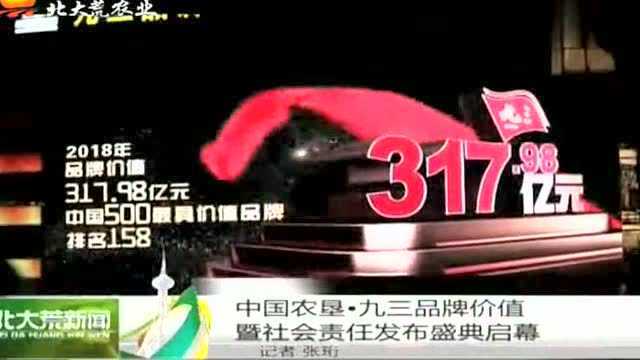 中国农垦ⷤ𙝤𘉥“牌价值 暨社会责任发布盛典启幕