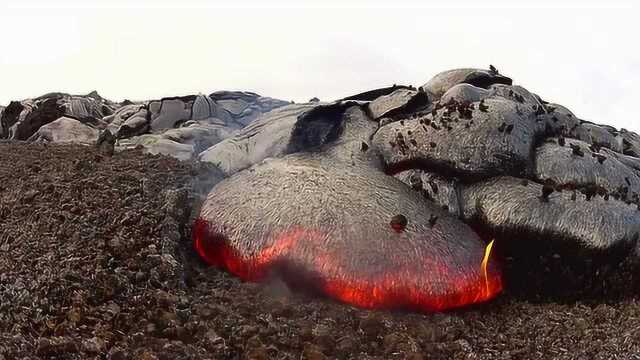 带你领略不一夏威夷基拉韦厄火山熔岩流