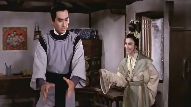 邵氏经典老电影潘金莲,金莲对武松眉目传情,武松大怒离家出走