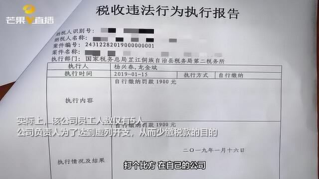 芷江:公司冒用12人身份申报个税,税务所长竟在名单内