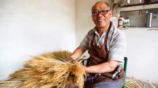 蓟州区出头岭三屯村传统手工艺——刨制笤帚