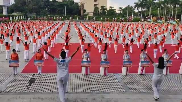 大型万人广场健身舞《舞动中国》广场汇演交流展示活动