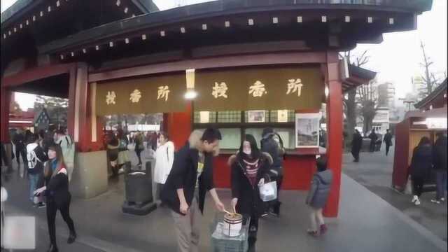 黑木真二的VLOG,浅草寺应该怎么拜呢?原来连日本人也不知道