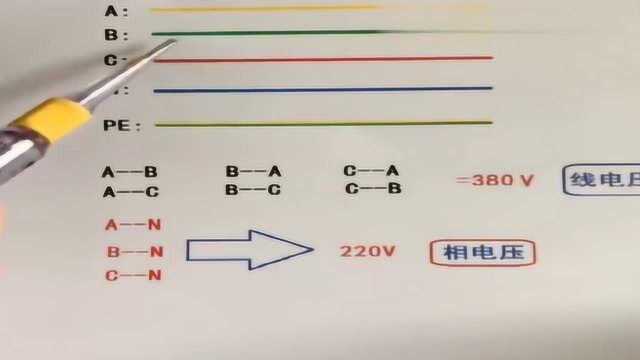 如何区分三相电源线