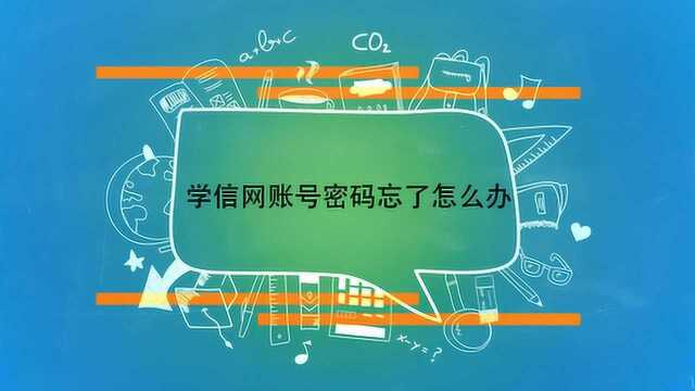 学信网账号密码忘了怎么办?不要着急这几步就能找回,速看!