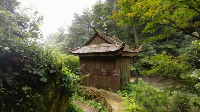 游记:继续带你雨中爬南岳衡山,发现山间一座小木屋,惬意!