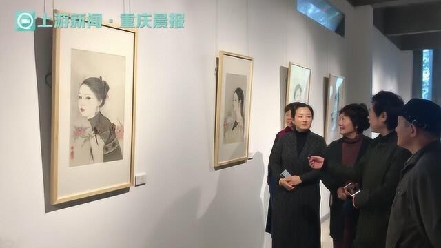 踏青赏画 “拥抱春天”重庆女子小幅精品画邀请展开展