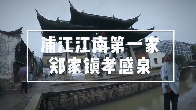 浙江金华浦江江南第一家,探秘郑家镇孝感泉