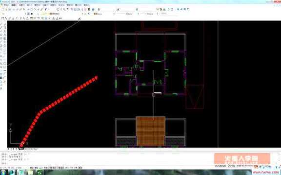 3dsmax建筑效果图表现建筑渲染实战别墅设计02简化CAD