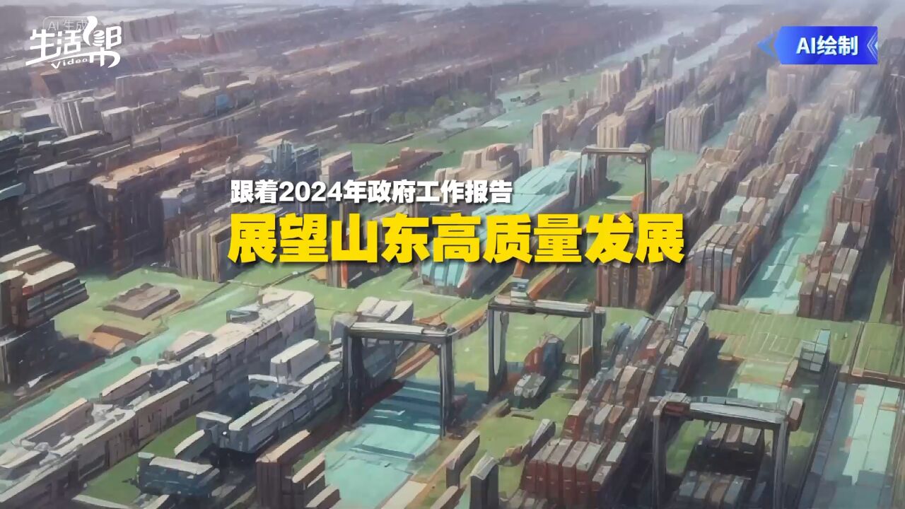 智“绘”山东丨跟着2024年政府工作报告展望山东高质量发展