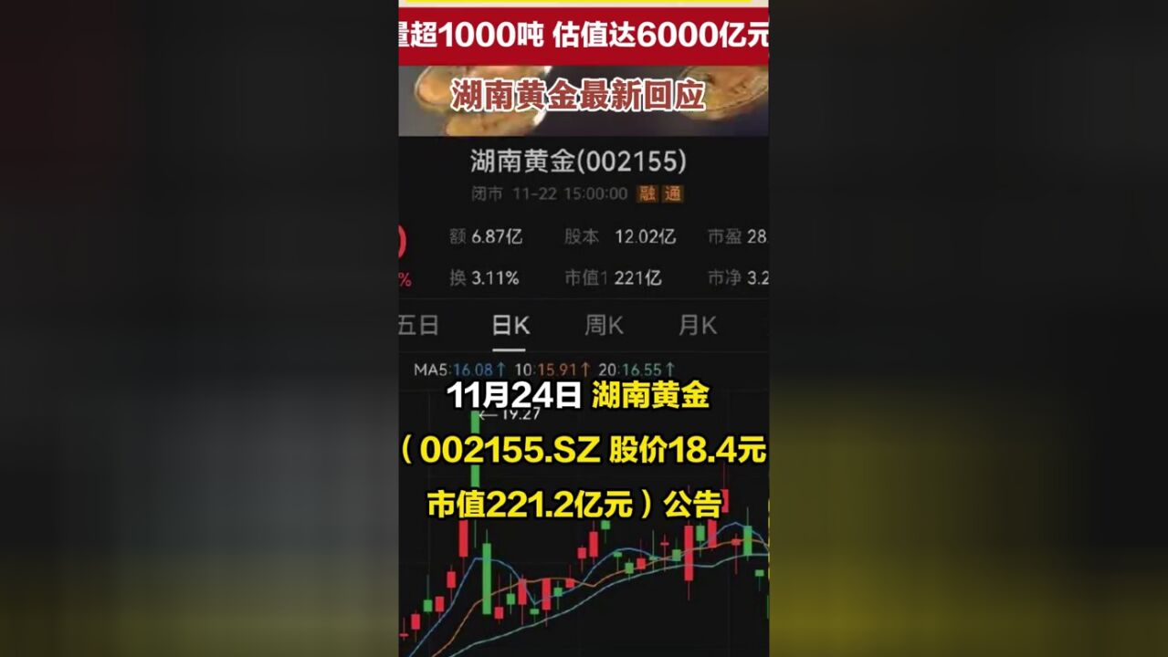 平江发现超40条金矿脉:储量超1000吨,估值6000亿元?