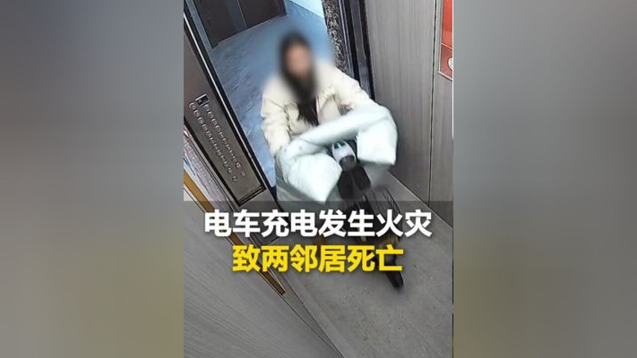 女子推电瓶车至29楼家中充电起火 致两邻居身亡,车主夫妇被判赔近百万