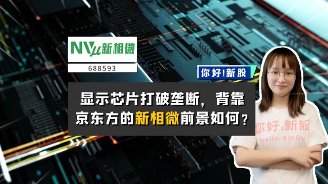 新相微:显示芯片打破垄断,背靠京东方的新相微前景如何?