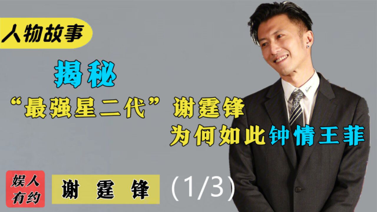 谢霆锋:不可复制的传奇人物, 顶包案助攻周董,与王菲纠缠23年