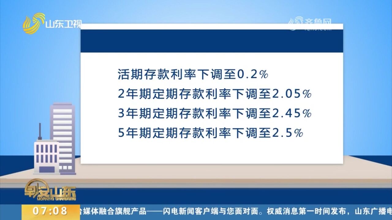 关注!多家银行下调人民币存款利率,活期存款利率下调至0.2%