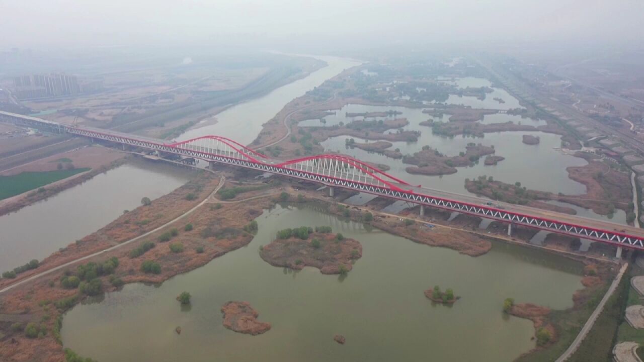 织密“北跨”交通路网 西安地铁10号线渭河公轨合建桥建设持续推进