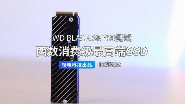 西数最强消费端 WDBLACK SN750 测试