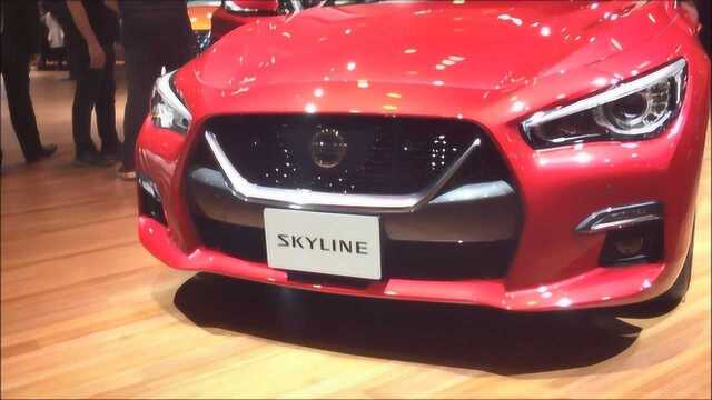 Q50配上GTR中网,3.5升V6混动的日产Skyline是何方神圣