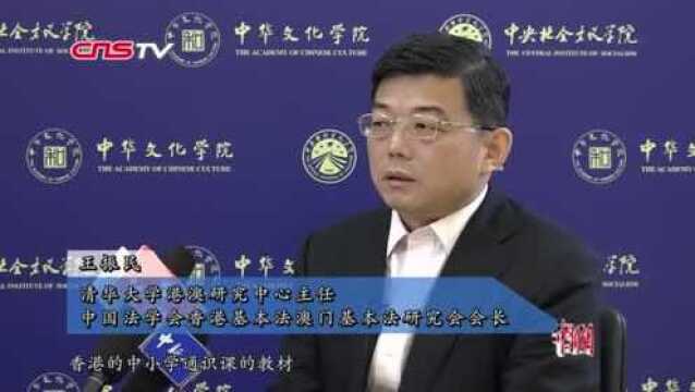 王振民:必须关注香港青少年“学了什么”