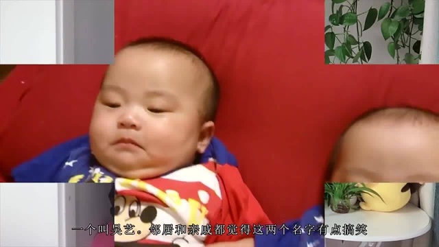 爸爸姓吴,给两个女宝宝取名字,上学后却成了全校名人