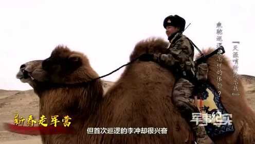 新兵第一次骑骆驼巡逻 是种什么体验？ 骑着骆驼穿越在沙漠