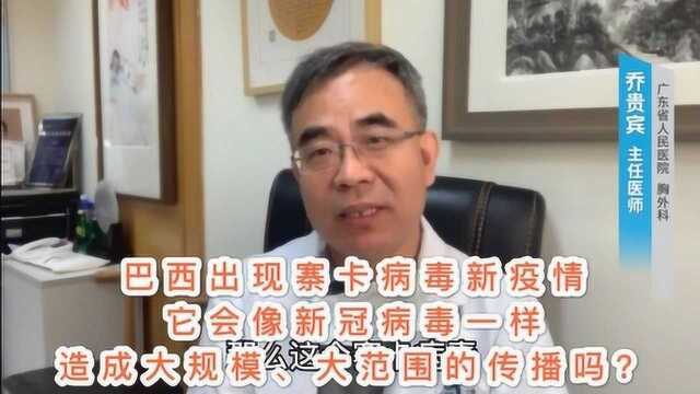 巴西爆发寨卡病毒疫情,它会像新冠一样造成大规模的传播吗?