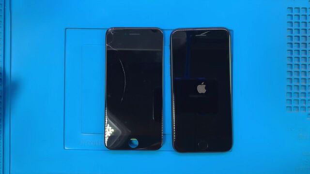 iPhone SE 2020碎屏更换欣赏,半个小时后又是一部新机!