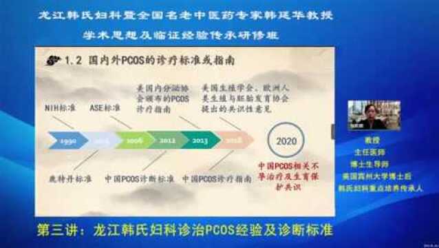 中医妇科专家张跃辉教授:龙江韩氏妇科诊治多囊卵巢综合征经验及诊断标准