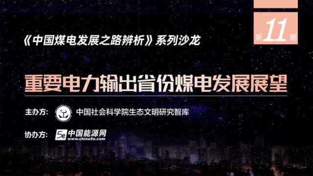 煤电系列沙龙第十一期 | 重要电力输出省份煤电发展展望