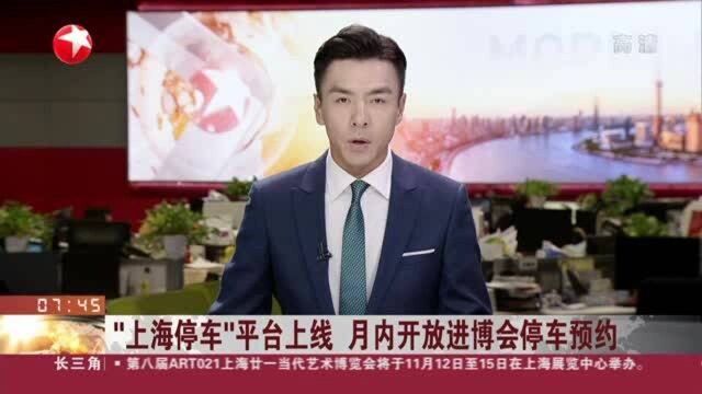 “上海停车”平台上线 月内开放进博会停车预约