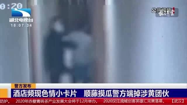 酒店频现色情小卡片,顺藤摸瓜警方端掉涉黄团伙