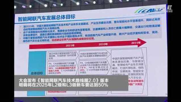 世界智能汽车网联大会今日开幕 智能网联汽车技术路线图2.0版重磅发布