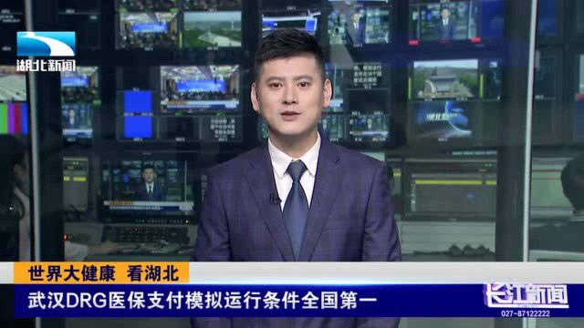 “同城同病同价”,武汉DRG医保支付模拟运行条件全国第一