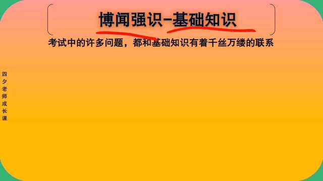 学习能力训练营:博闻强识基础知识