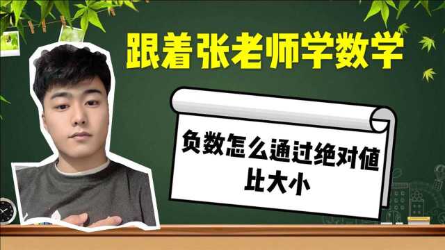 初中数学负分数比较大小,怎么用绝对值法