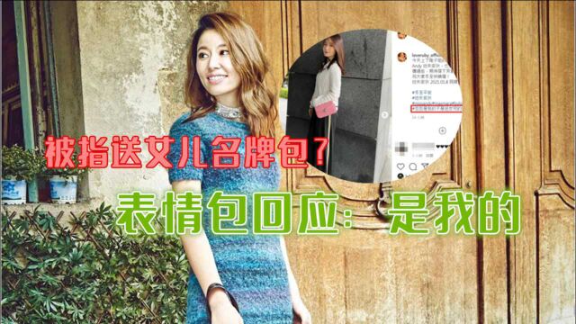 被指送女儿名牌包?林心如晒表情包回应:是我的