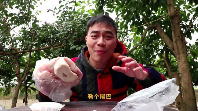 歪厨子挑战羊尾油看着不错吃着上头