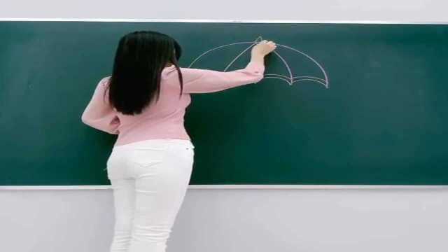 幼师教你简笔画雨伞,即使是没有基本功的孩子,看一遍也能学会