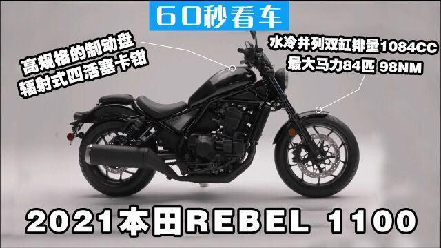 2021本田Rebel 1100 有史以来最酷的巡洋重机车