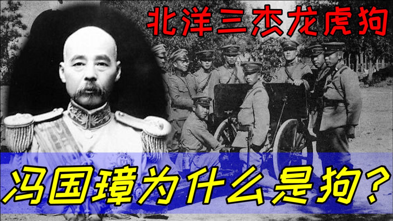 北洋三杰龙虎狗冯巩的曾祖父冯国璋为什么是狗