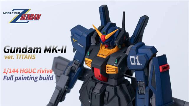 【模型技巧】HGUC MK2 新生黑兔 泰坦斯高达 制作教学 机翻熟肉