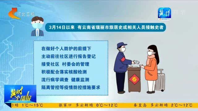 河北省疾控中心发布紧急提示:近期非必需不要前往云南省瑞丽市