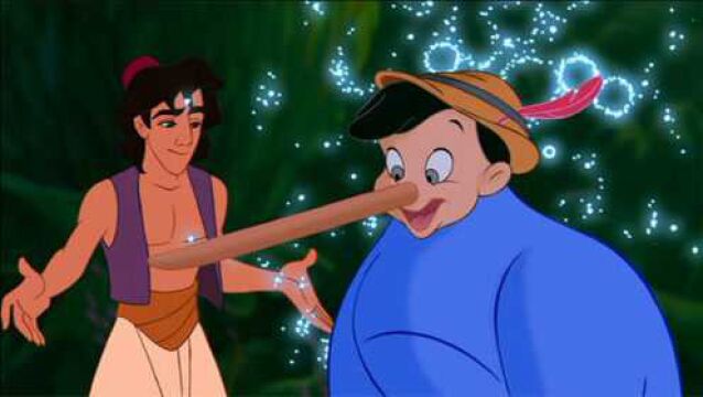 经典的动画电影,其实也想捡神灯,还有飞毯《阿拉丁 Aladdin》.