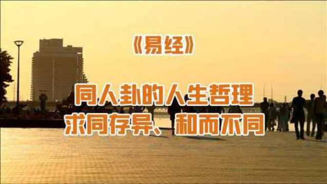 《易经》同人卦的人生哲理:求同存异,和而不同!#知识抢先知#