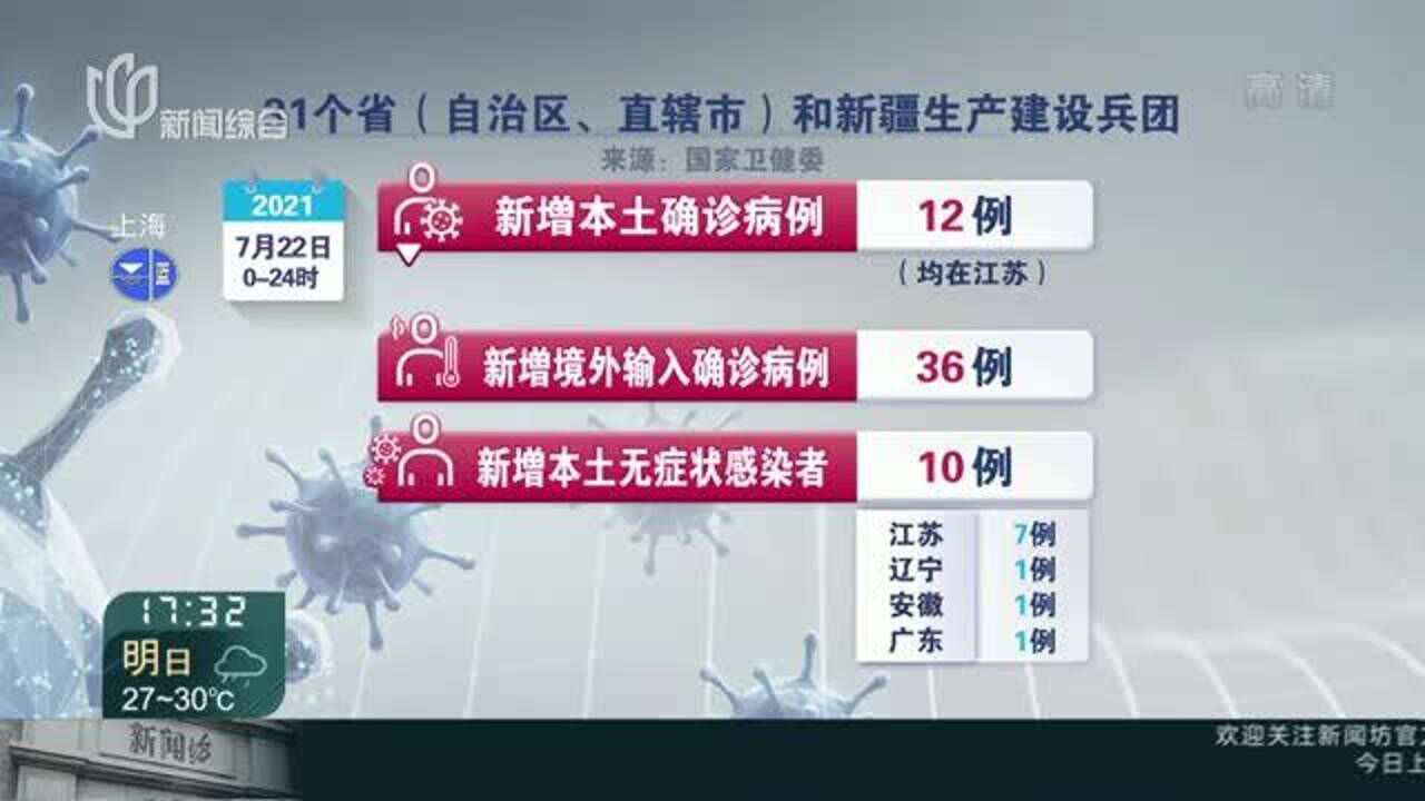 南京:昨日新增的12例确诊病例均在江宁区