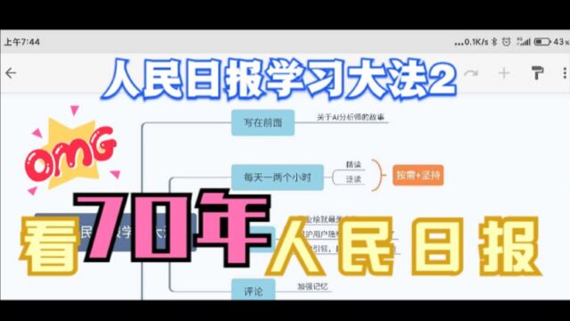 连续看70年人民日报会有什么惊喜?人民日报学习大法第二弹