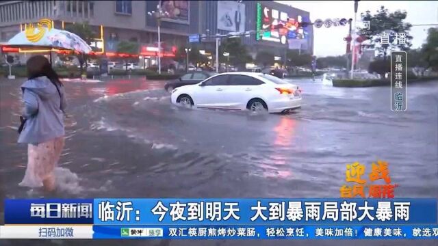 临沂:28日夜到29日,有大到暴雨局部大暴雨,多部门一线开展抢险