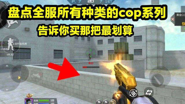 盘点全服全部cop系列!买哪把最划算!别花冤枉钱!